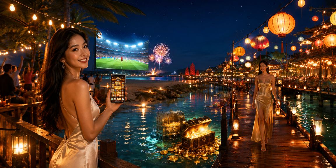 Khung cảnh chợ đêm Phú Quốc và trải nghiệm casino trên di động